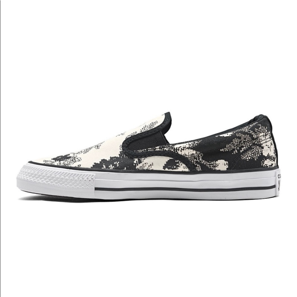 Converse Women's Chuck Taylor All Star Floral Print Slip-On Casual Sneakers - Picture 3 of 6